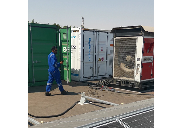 “集装箱储能+集装箱光伏”  暂时电力解决方案